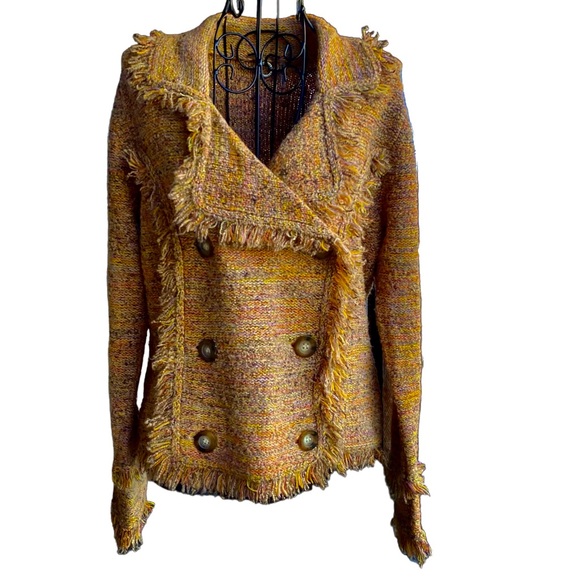 One Girl Who Sweaters - Anthropologie One Girl Who Fringe Sweater Jacket